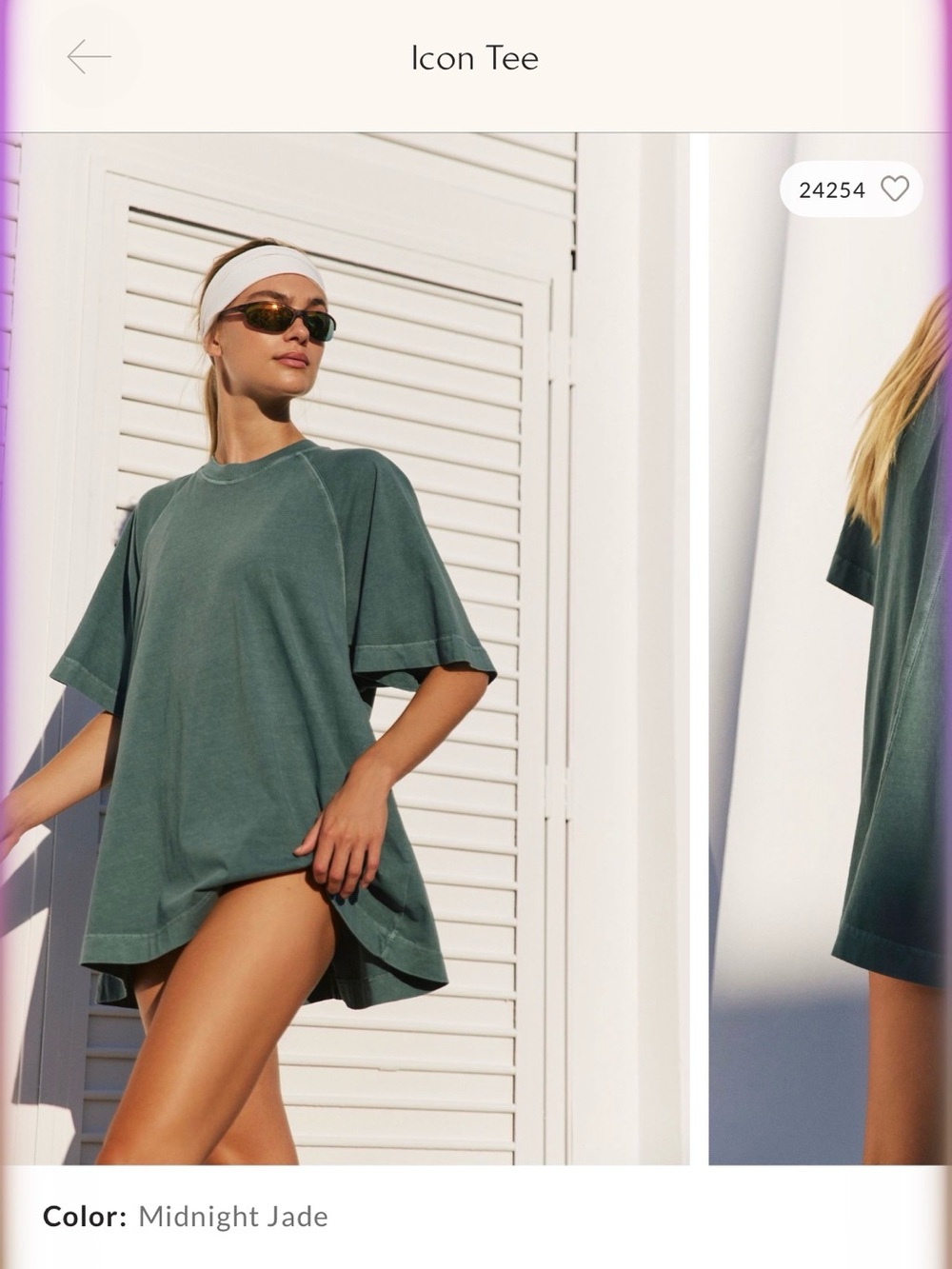 FP MVMT Icon Tee Sage Green Sz XS